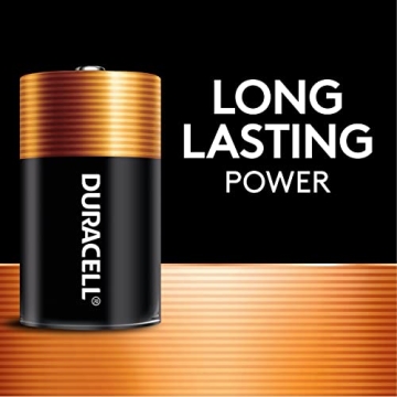Duracell Coppertop D Batteries 8 Count Pack Power and Longevity