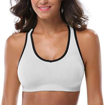 MIRITY High Impact Sports Bras for Women - 3 Pack
