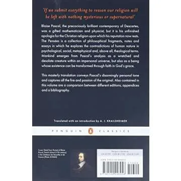 Pensées (Penguin Classics) - Blaise Pascal's Reflections on Faith and Reason