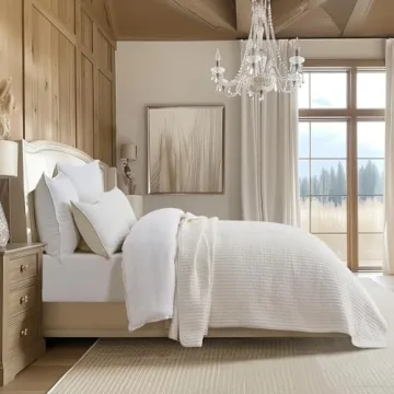 EVERGRACEHOME Soft Cotton Quilt Set King Size for All Seasons