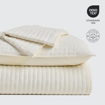 EVERGRACEHOME Soft Cotton Quilt Set King Size for All Seasons