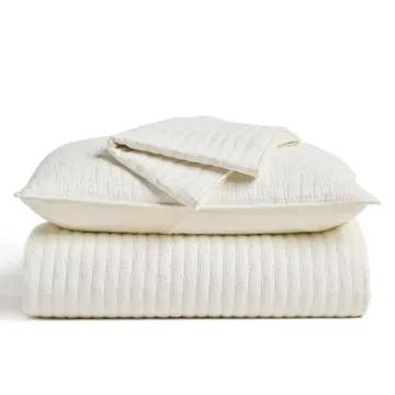 EVERGRACEHOME Soft Cotton Quilt Set King Size for All Seasons