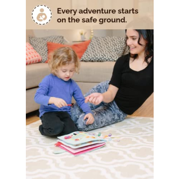 Large Waterproof Reversible Baby Play Mat Moroccan Beige