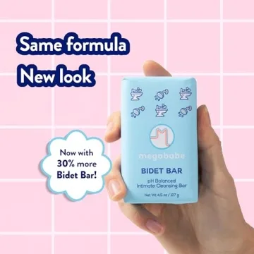 Megababe Bidet Bar Cleansing Soap for Sensitive Skin