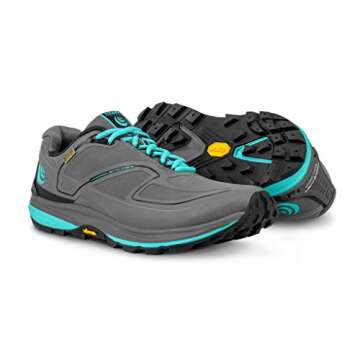 TOPO Women's Hydroventure 2 Trail Running Shoes Charcoal/Sky 12