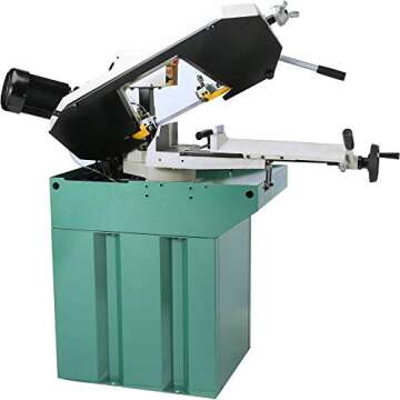 Grizzly Industrial G0613-7" x 8-1/4" 1 HP Swivel Metal-Cutting Bandsaw