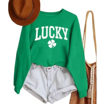 Get Your Lucky Shamrock Sweatshirt for St. Patrick's Day