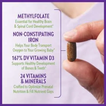 New Chapter Advanced Perfect Prenatal Vitamins, 192ct, Made with Organic, Non-GMO Ingredients for Healthy Baby & Mom - Folate (Methylfolate), Whole-Food Fermented Iron, Vitamin D3 + Ginger