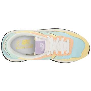 New Balance Women's 237 V1 Classic Sneaker, Ginger/Bleach Blue/Cosmic Jade, 6