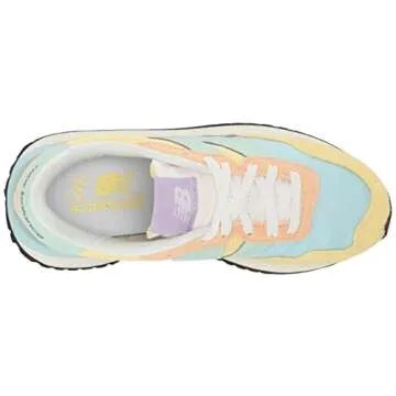 New Balance Women's 237 V1 Classic Sneaker, Ginger/Bleach Blue/Cosmic Jade, 6