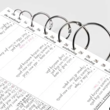 OWLKELA Binder Rings 50 Pcs, Assorted Sizes, Nickel Plated, Loose Leaf Binder Ring, Rings for Flash Cards, Index Card Rings, Book Rings, Ring Hooks, Paper Rings for School, Home or Office