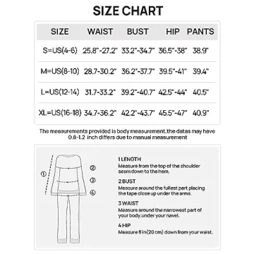 MEROKEETY Cozy Fleece 2 Piece Women’s Loungewear Set