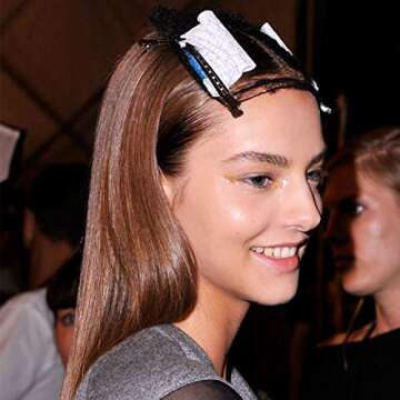 Alligator Hair Clips Metal Duck Bill Hair Clips for Styling - with Holes 3.5 inch Professional Sectioning Clips for Salon and Women Girls Accessories Silver