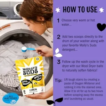 Molly's Suds Oxygen Whitener Natural Bleach Alternative