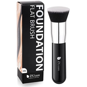 DUcare Self Tanner Brush Kabuki Foundation Brush for Liquid Makeup Flat Top Professional Stick Buffi...