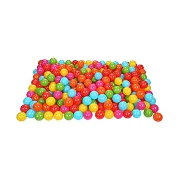 BalanceFrom Ball Pit Balls, 200 Count Toy Plastic Play Balls for Kids, Rainbow