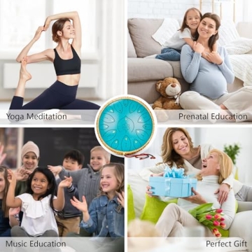 Enjoy Soothing Melodies with 13" Steel Tongue Drum