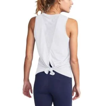 Mippo Workout Tops for Women Stylish Mesh Tank Shirts
