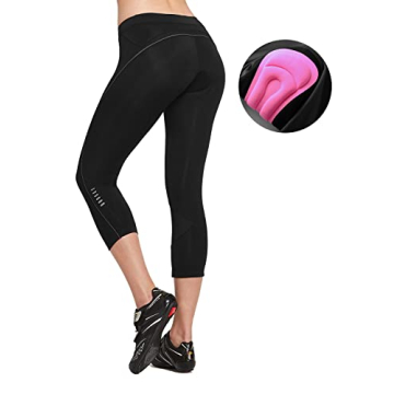 BALEAF Women's Cycling Pants with 3D Gel Padding and Pockets