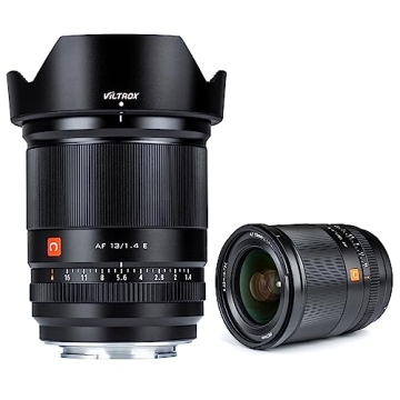 VILTROX 13mm F1.4 E-Mount Lens - Super Wide Angle Prime for Sony Cameras