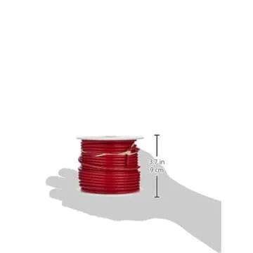 Ancor 102810 Tinned Copper Wire, 16 AWG (1mm2), Red - 100ft