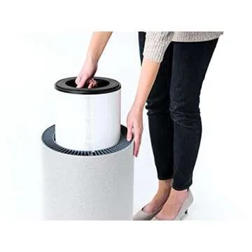 ORANSI mod Jr HEPA Air Purifier for Home Medium to Large Rooms, EnergyStar, All in One Air Filter for Fine Dust, Pets, Odors, Wildfire Smoke.