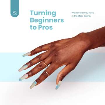 Beetles Pastel Gel Nail Polish Starter Kit with Uv Light Base Gel Top Coat, 6 Colors Pink Blue Purple Yellow 48W Nail Lamp Diy Nail Art Design Manicure Soak Off Gift for Women