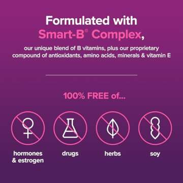 Amberen Perimenopause, Peri-Menopause Multi-Symptom Relief, Vitamin B, Vitamin E & Antioxidants Supplement, Clinically Shown to Help Support Hormone Balance, Hot Flashes & Night Sweats, 60 Count