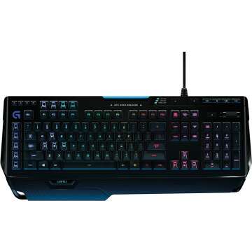 Logitech G910 Orion Spark RGB Gaming Keyboard - 9 Programmable Keys & Media Controls