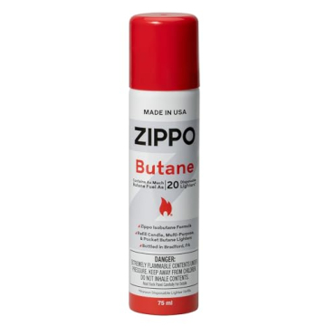 Zippo 3807 Butane Fuel 75ml Reliable Leak-Free Refill