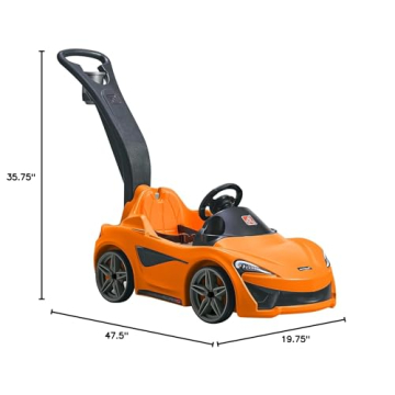 Step2 McLaren 570S Kids Push Sports Car Orange