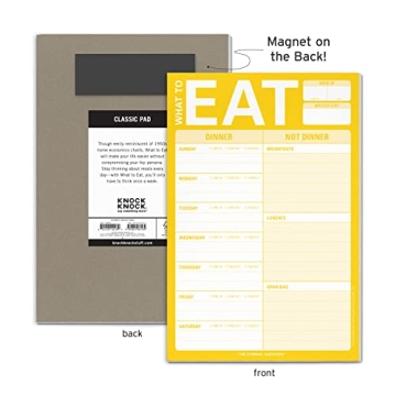 Meal Planning Pad for Effortless Weekly Meal Organization