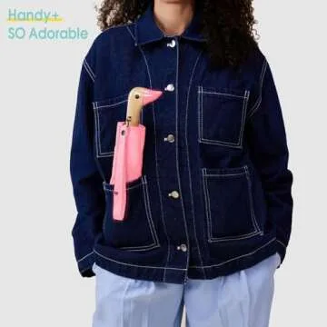 ViddVoom Duck Umbrella - Compact Travel Umbrella with a Cute Duck Head Handle for Women