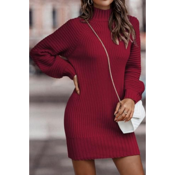 LILLUSORY Women’s Trendy Pullover Sweater Dress - Warm & Stylish
