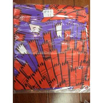 DESIGN 35 Orange Purple Head Wrap | 100% Cotton HEAD SCARF | Royal Head Wraps