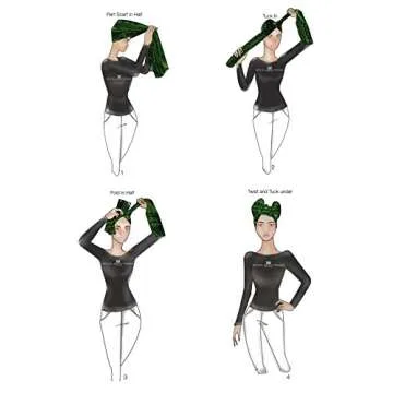 DESIGN 35 Orange Purple Head Wrap | 100% Cotton HEAD SCARF | Royal Head Wraps