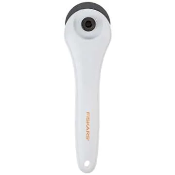 Fiskars 45mm Rotary Cutter Set - Cutting Mat & Ruler Included