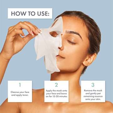 Blueberry Coconut Milk Firming Plant-Based Masks for Radiance