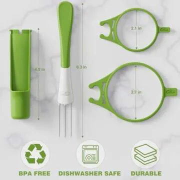 2 Pack Pickle Fork Tool for Easy Snacking and Serving