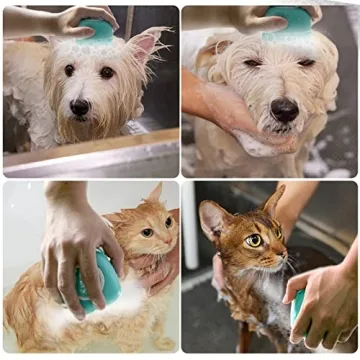 Gentle Pet Bath Brush for Ultimate Cleaning Comfort