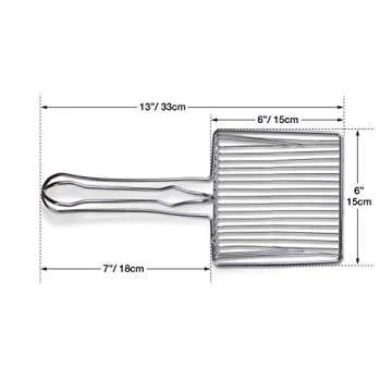 Van Ness Pets EZ Sift Stainless Steel Cat Litter Scoop, Heavy Duty, Reduces Dust