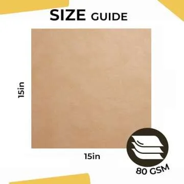 Kraft Paper Sheets - Pre-Cut for Easy Crafting and Wrapping