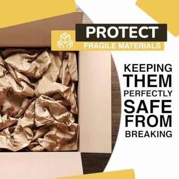 Kraft Paper Sheets - Pre-Cut for Easy Crafting and Wrapping