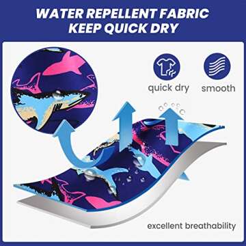 maamgic Mens Swim Trunks Quick Dry Swim Shorts with Mesh Lining Funny Swimwear Bathing Suits Colorfu...