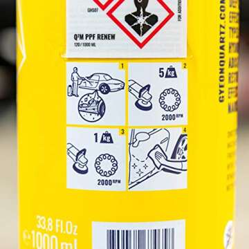 Gyeon Quartz PPF Renew 1000ml - Restores Car Protection Film - Reduces Yellowing - UV Protection - Self Cleaning Rejects Dirt & Debris - Car Clear Bra Polish