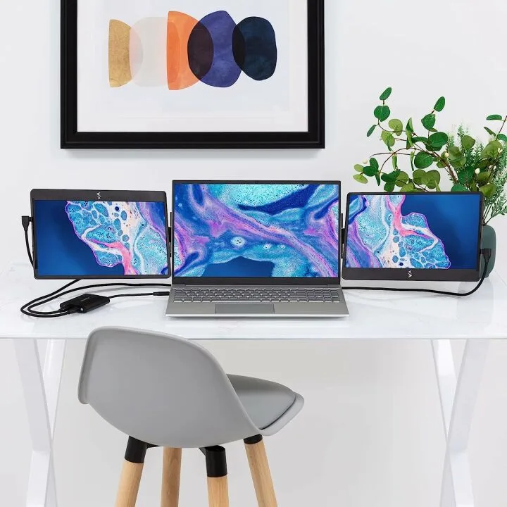 Portable Attachable 12.5” Laptop Monitor