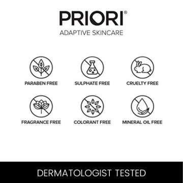 Gentle Face Cleanser with Lactic Acid, Hydrating & Exfoliating