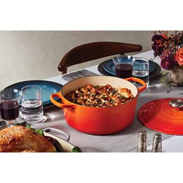 Le Creuset Signature Round Dutch Oven in Flame Color