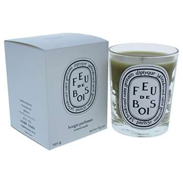 Diptyque Feu de Bois Candle - Elegant Woodsy Aroma