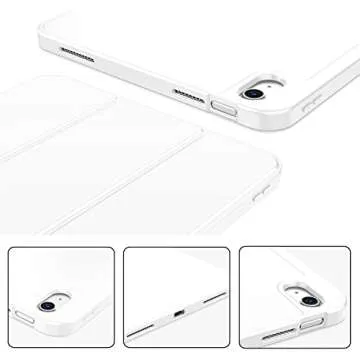 ZryXal iPad Case 10th Gen 2022 with Pencil Holder and More